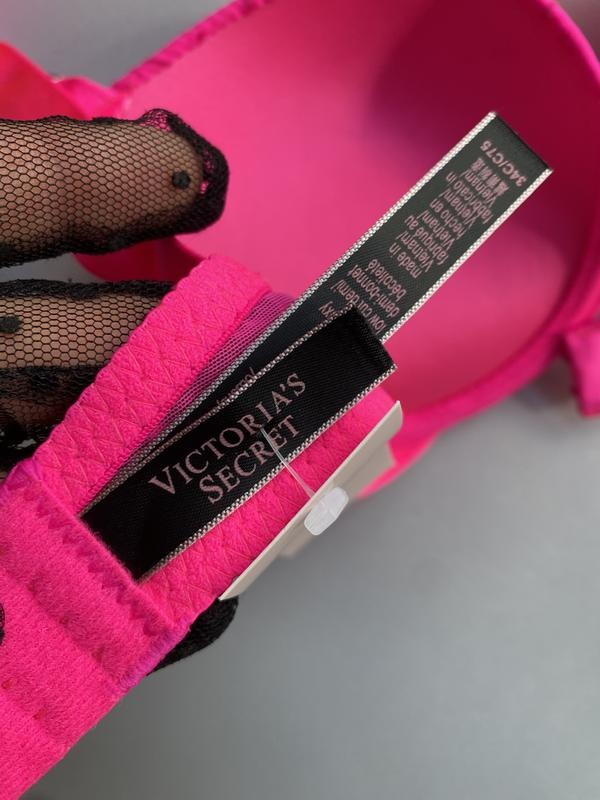 Hot pink with rhinestone logo straps Set | Victoria's Secret