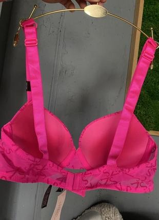 Hot pink with rhinestone logo straps Set | Victoria's Secret